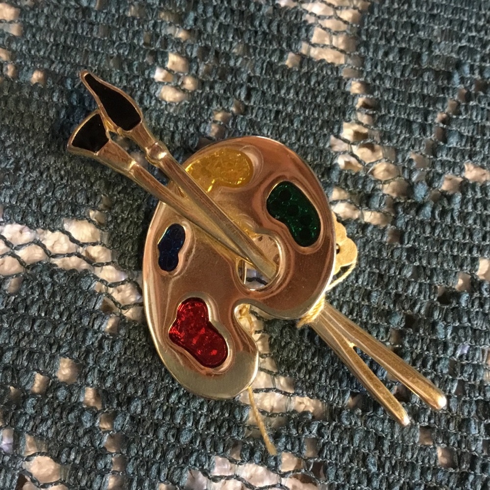 Artist’s Pallet Pin
